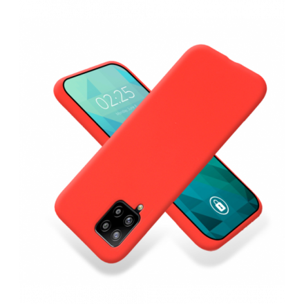 ETUI GUMA SMOOTH NA TELEFON SAMSUNG GALAXY A42 5G CZERWONY