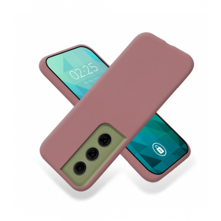 ETUI GUMA SMOOTH NA TELEFON SAMSUNG GALAXY S21 FE 5G CIEMNY RÓŻ