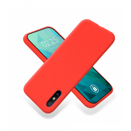 ETUI GUMA SMOOTH NA TELEFON XIAOMI REDMI 9A / REDMI 9AT CZERWONY