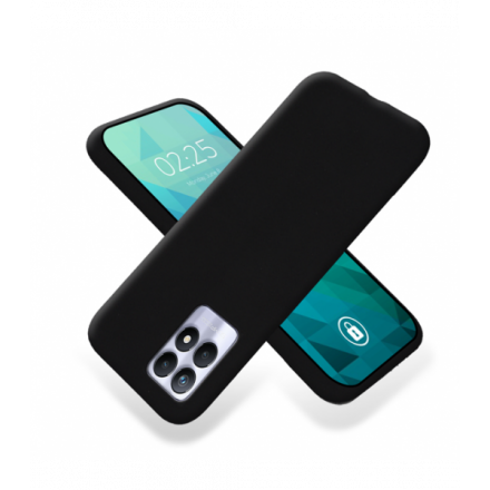 ETUI GUMA SMOOTH NA TELEFON REALME 8I CZARNY