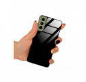 ETUI BLACK CASE GLASS NA TELEFON SAMSUNG GALAXY S21 FE CZARNY