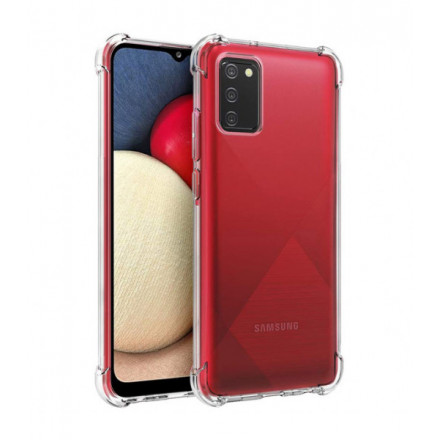 ETUI ANTI-SHOCK NA TELEFON SAMSUNG GALAXY A03s EU TRANSPARENTNY