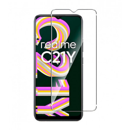 SZKŁO HARTOWANE NA TELEFON REALME C21Y / C25Y TRANSPARENT