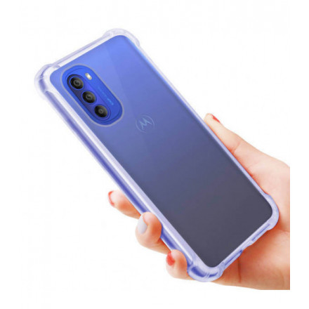 ETUI ANTI-SHOCK NA TELEFON MOTOROLA MOTO G51 5G TRANSPARENTNY