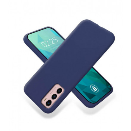 ETUI SMOOTH NA TELEFON MOTOROLA MOTO G42 GRANATOWY