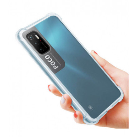 ETUI ANTI-SHOCK NA TELEFON XIAOMI POCO M3 PRO 5G TRANSPARENTNY