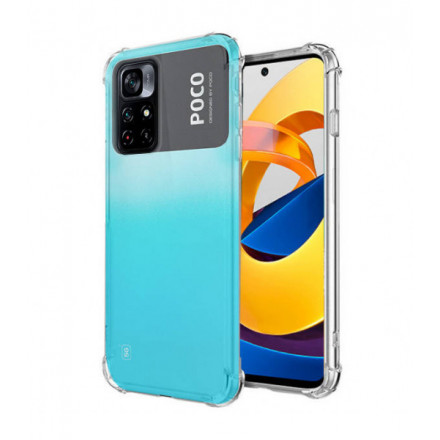 ETUI ANTI-SHOCK NA TELEFON XIAOMI POCO M4 PRO 4G TRANSPARENTNY