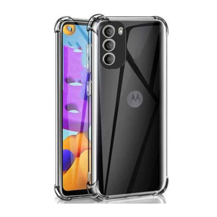 ETUI ANTI-SHOCK NA TELEFON MOTOROLA MOTO G62 5G TRANSPARENTNY