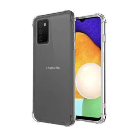 ETUI ANTI-SHOCK NA TELEFON SAMSUNG GALAXY A03 TRANSPARENTNY