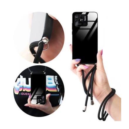 ETUI CROSS GLAM NA TELEFON XIAOMI REDMI 10C 4G BLACK