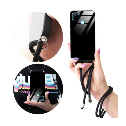 ETUI CROSS GLAM NA TELEFON REALME C21Y / C25Y BLACK