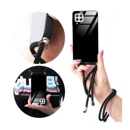 ETUI CROSS GLAM NA TELEFON SAMSUNG GALAXY A22 4G / M22 4G BLACK