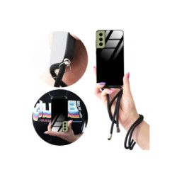 ETUI CROSS GLAM NA TELEFON SAMSUNG GALAXY S21 FE BLACK