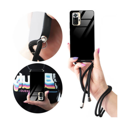 ETUI CROSS GLAM NA TELEFON XIAOMI REDMI NOTE 10 PRO / 10 PRO MAX BLACK