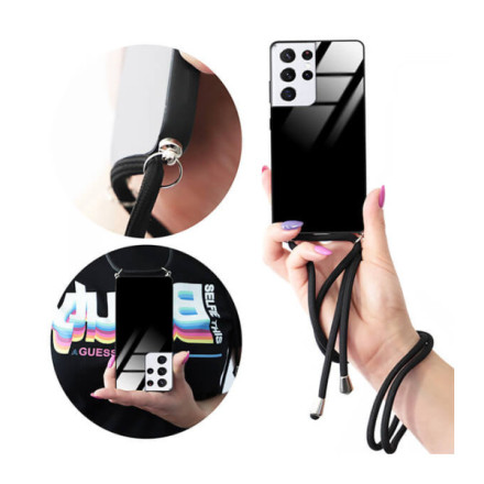 ETUI CROSS GLAM NA TELEFON SAMSUNG GALAXY S21 ULTRA BLACK