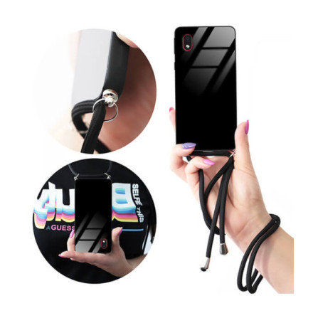 ETUI CROSS GLAM NA TELEFON SAMSUNG GALAXY A01 CORE BLACK