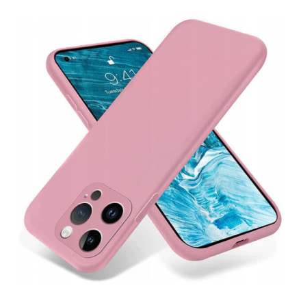 ETUI METALLIC NA TELEFON APPLE IPHONE 14 PRO RÓŻOWY