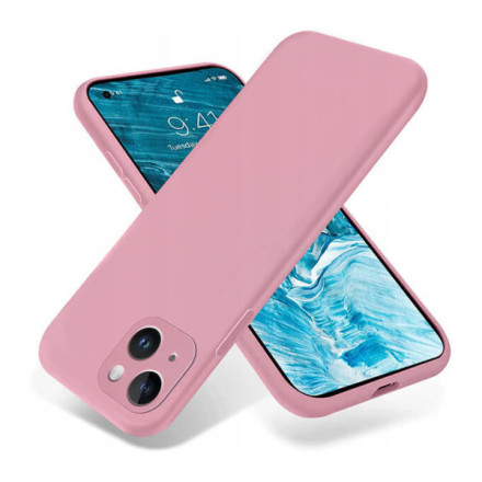 ETUI METALLIC NA TELEFON APPLE IPHONE 14 PLUS RÓŻOWY