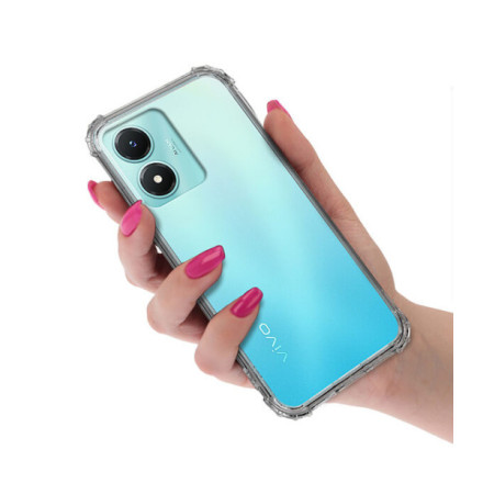 ETUI ANTI-SHOCK NA TELEFON VIVO Y02s TRANSPARENTNY