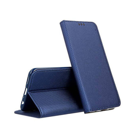 ETUI BOOK MAGNET NA TELEFON MOTOROLA E13 GRANATOWY