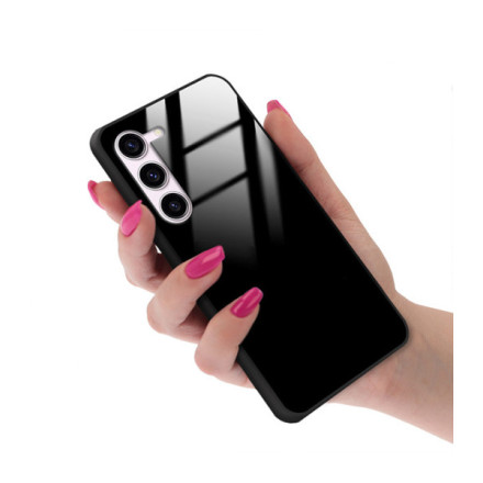 ETUI BLACK CASE GLASS NA TELEFON SAMSUNG GALAXY S23 CZARNY