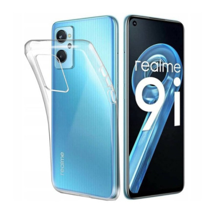 ETUI PROTECT CASE 2mm NA TELEFON REALME 9I 5G / 10 5G TRANSPARENTNY