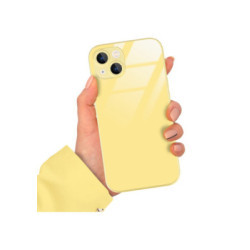 ETUI YELLOW CASE GLASS APPLE IPHONE 13 ST_COL105