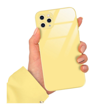 ETUI YELLOW CASE GLASS APPLE IPHONE 11 PRO MAX ST_COL105