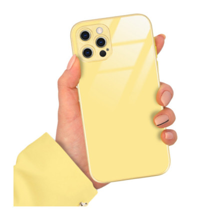 ETUI YELLOW CASE GLASS APPLE IPHONE 12 PRO ST_COL105