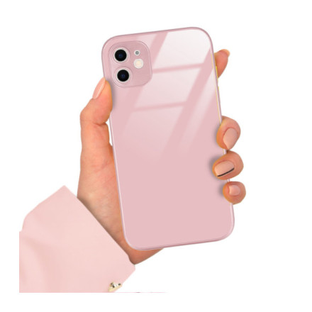 ETUI PINK CASE GLASS APPLE IPHONE 11 ST_COL103