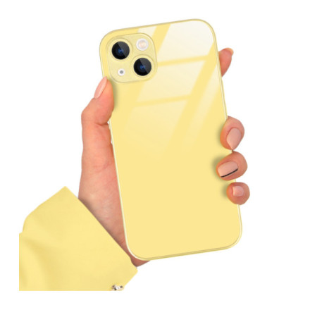 ETUI YELLOW CASE GLASS APPLE IPHONE 13 ST_COL105