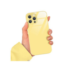 ETUI YELLOW CASE GLASS APPLE IPHONE 13 PRO MAX ST_COL105