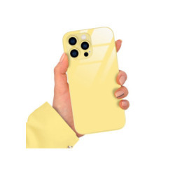 ETUI YELLOW CASE GLASS APPLE IPHONE 14 PRO MAX ST_COL105