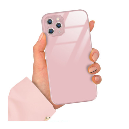 ETUI PINK CASE GLASS APPLE IPHONE 11 PRO ST_COL103