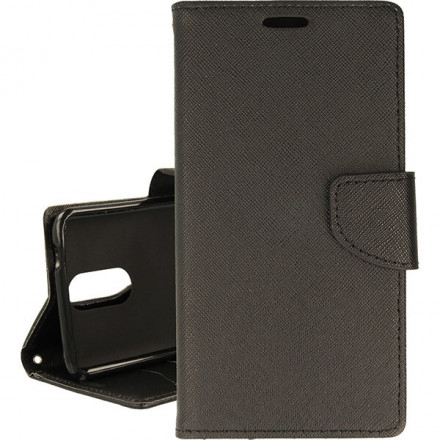 BOOK FANCY LG K4 2017 CZARNY