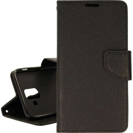 BOOK FANCY SAMSUNG GALAXY A6 2018 CZARNY