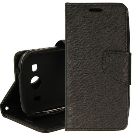 BOOK FANCY SAMSUNG GALAXY ACE 4 LTE CZARNY