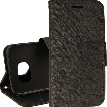 BOOK FANCY SAMSUNG GALAXY S6 EDGE CZARNY