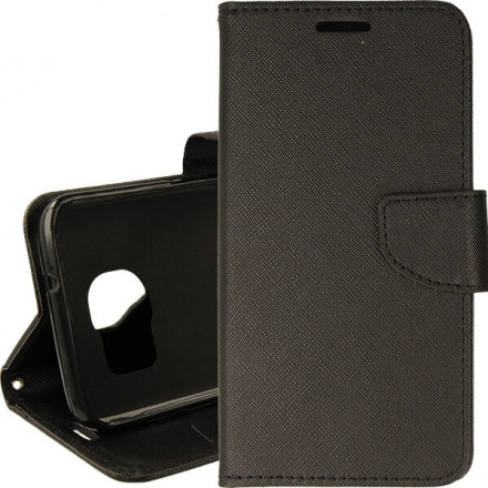 BOOK FANCY SAMSUNG GALAXY S7 EDGE CZARNY