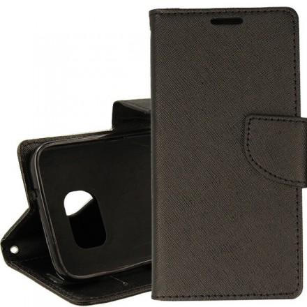 BOOK FANCY SAMSUNG GALAXY S7 CZARNY