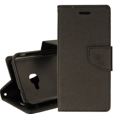 BOOK FANCY SAMSUNG GALAXY XCOVER 4 CZARNY