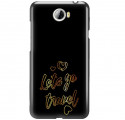 ETUI NEON GOLD HUAWEI Y5 II/Y6 COMPACT MIENIĄCE SIĘ ZLC137