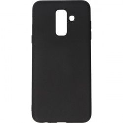 ETUI GUMA SMOOTH SAMSUNG A6 PLUS 2018 CZARNY