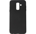 ETUI GUMA SMOOTH SAMSUNG A6 PLUS 2018 CZARNY