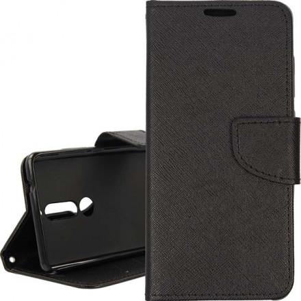 BOOK FANCY FC NOKIA 5.1 CZARNY
