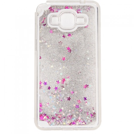 ETUI GUMA LIQUID SAMSUNG GRAND PRIME G530 SREBRNY