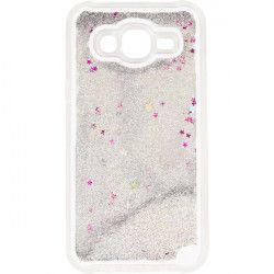 ETUI GUMA LIQUID SAMSUNG GALAXY J5 J500 SREBRNY