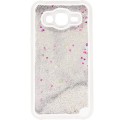 ETUI GUMA LIQUID SAMSUNG GALAXY J5 J500 SREBRNY