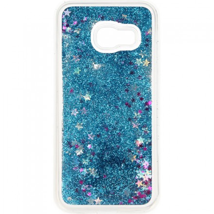 ETUI GUMA LIQUID SAMSUNG GALAXY A3 2017 A320F NIEBIESKI