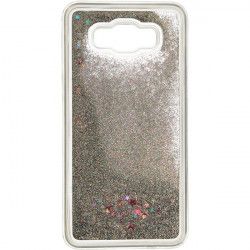 ETUI GUMA LIQUID SAMSUNG GALAXY J7 2016 J710F SREBRNY